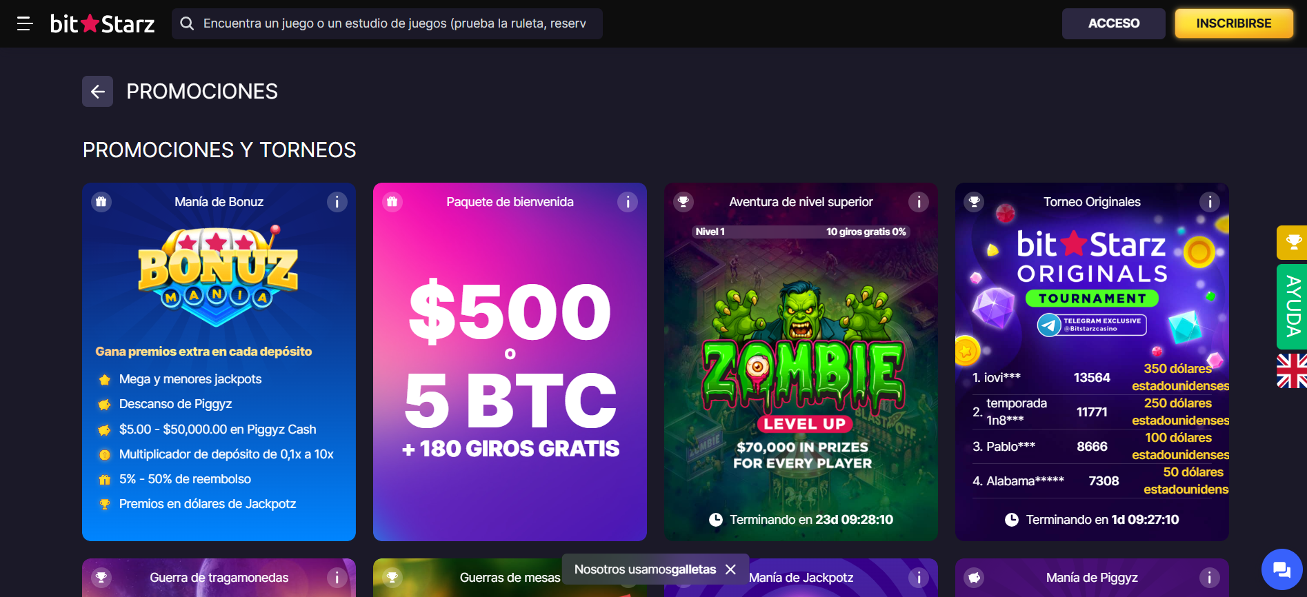 BitStarz Casino Promociones