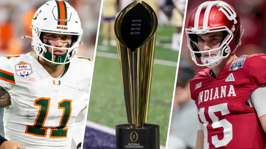 College Football Playoff National Championship 2026 Indiana vs Miami